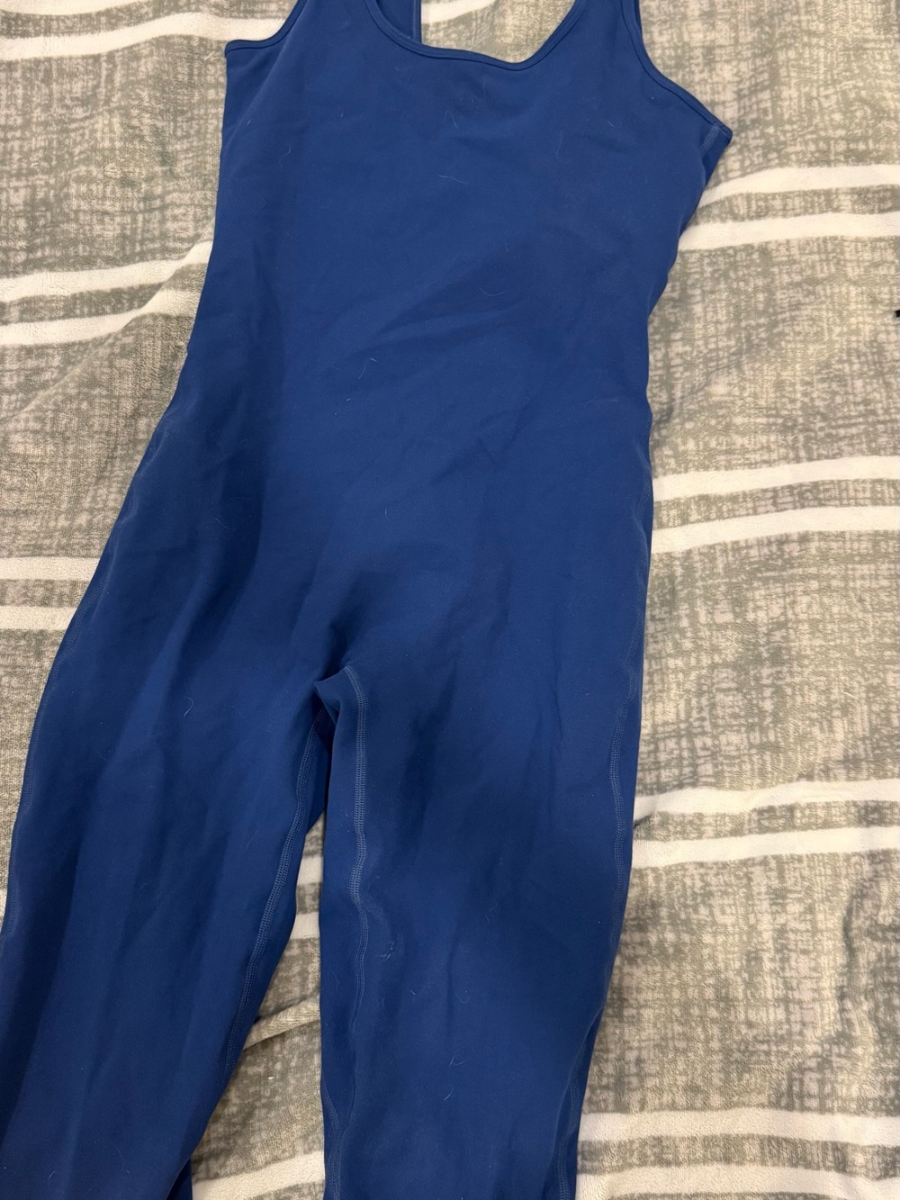 Ethika Women’s Solid Royal Blue One-Piece Bodysuit